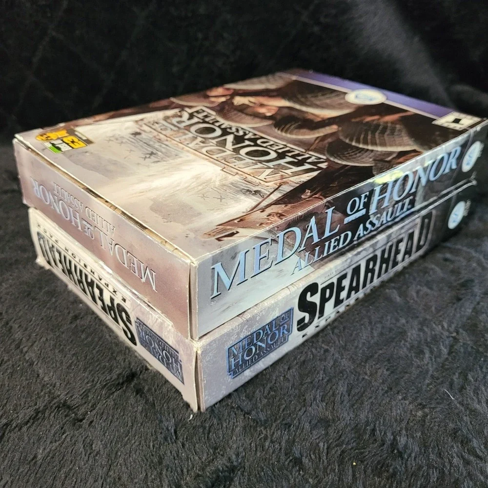 Medal of Honor PC Game Lot Allied Assault + Spearhead Expansion Pack Cent Europe